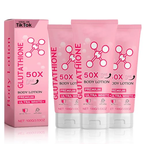 Glutathione 50x Tone Up Body Lotion Glutathione Body Cream All Over Body Scented Body Lotion (3 pcs)