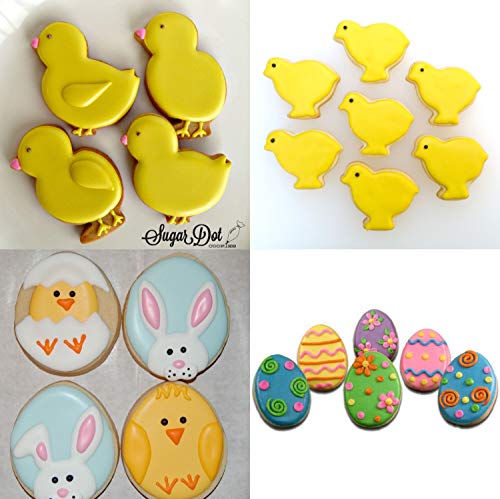 Easter Cookie Cutter Set - 7 Piece - Egg, Carrot, Bunny, Flower, Chick, Bunny Face And Butterfly #TOP3