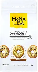 Granulado Choc Belga Milk Monalisa Vermicelli 1kg Callebaut