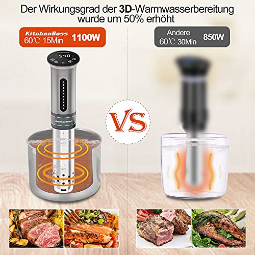 Sous Vide Garer KitchenBoss G310S Präzisionskocher