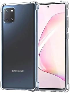 جراب حماية خلفي شفاف ببطانة هوائية من السيليكون الناعم مضاد للصدمات للخدش واقي ممتص لسامسونج جالاكسي نوت 10 لايت اموديل®