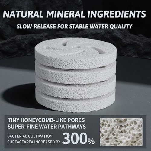 UPETTOOLS Ceramic Bio Media Blocks for Aquarium & Koi Pond - 12pcs