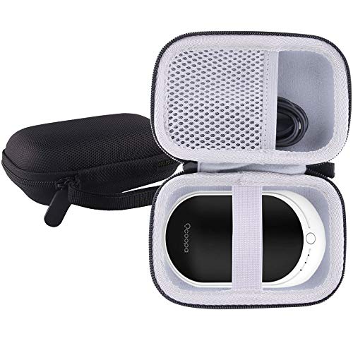 WERJIA Hard Carrying Case for OCOOPA/KARECEL/KAJURY Rechargeable Hand Warmers (black)