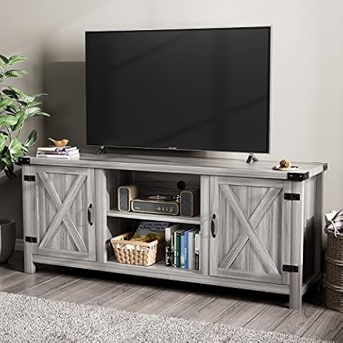 Yeshomy Modern Farmhouse TV Stand Cover