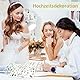Sticker Hochzeit Gästebuch - Vintage Aufkleber Hochzeit Aufkleber Personalisiert für Gästebuch und Fotoalbum mit Viel Liebe - Eukalyptus Hochzeitssticker für Scrapbook - Wedding Deko - Goldgrün