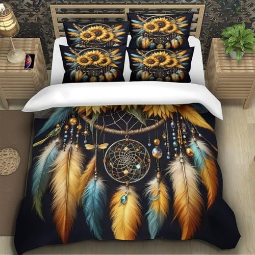 Housse de couette zippée lit king 220x240cm lavable et ultra douce - 5