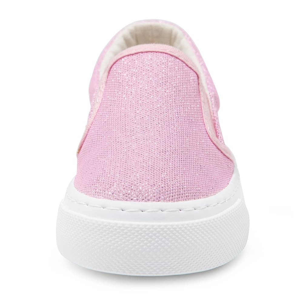 Toandon Zapatos de lona bajos con cordones para bebés