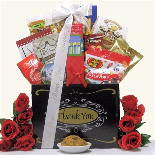Amazon.com : Thank You: Gourmet Sweets & Snacks Gift Basket : Gourmet ...
