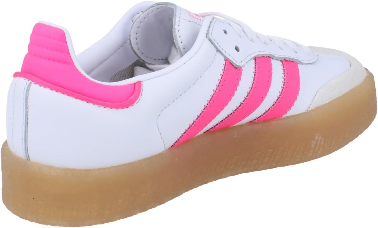 adidas Sambae Women's Shoes, Cloud White/Off White/Lucid Pink, Size 7.5