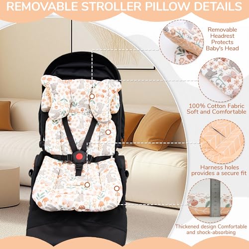 Coussin poussette universelle réversible pour corriger la posture de bébé - 4