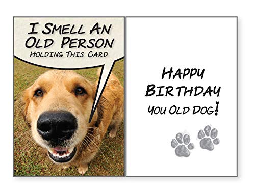 Dog Speak Funny Dog Birthday Card – 
