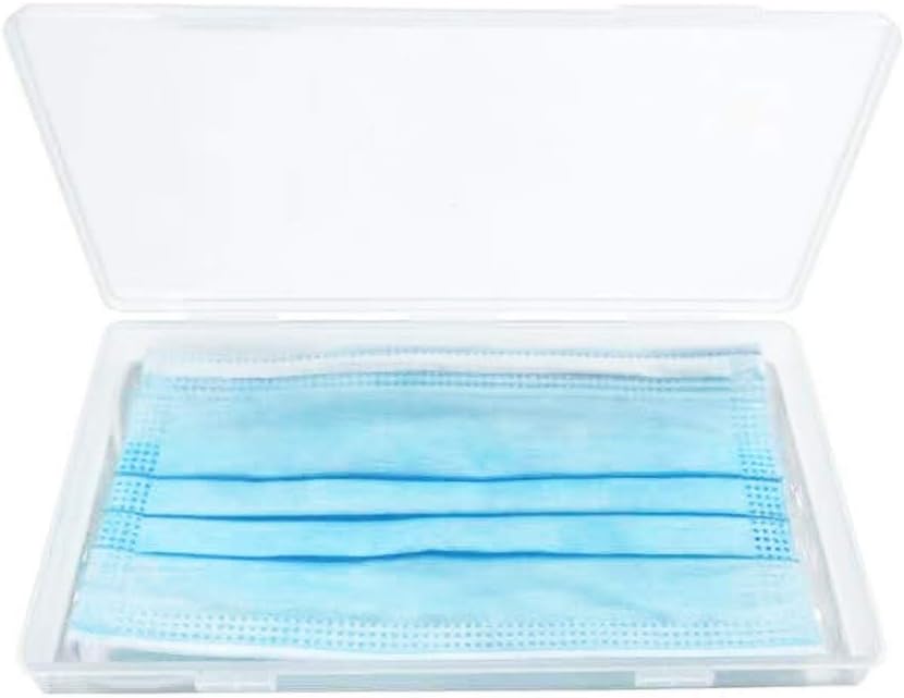Luwsldirr Portable Travel Rectangle Dustproof Face Storage Container Box Carry Case