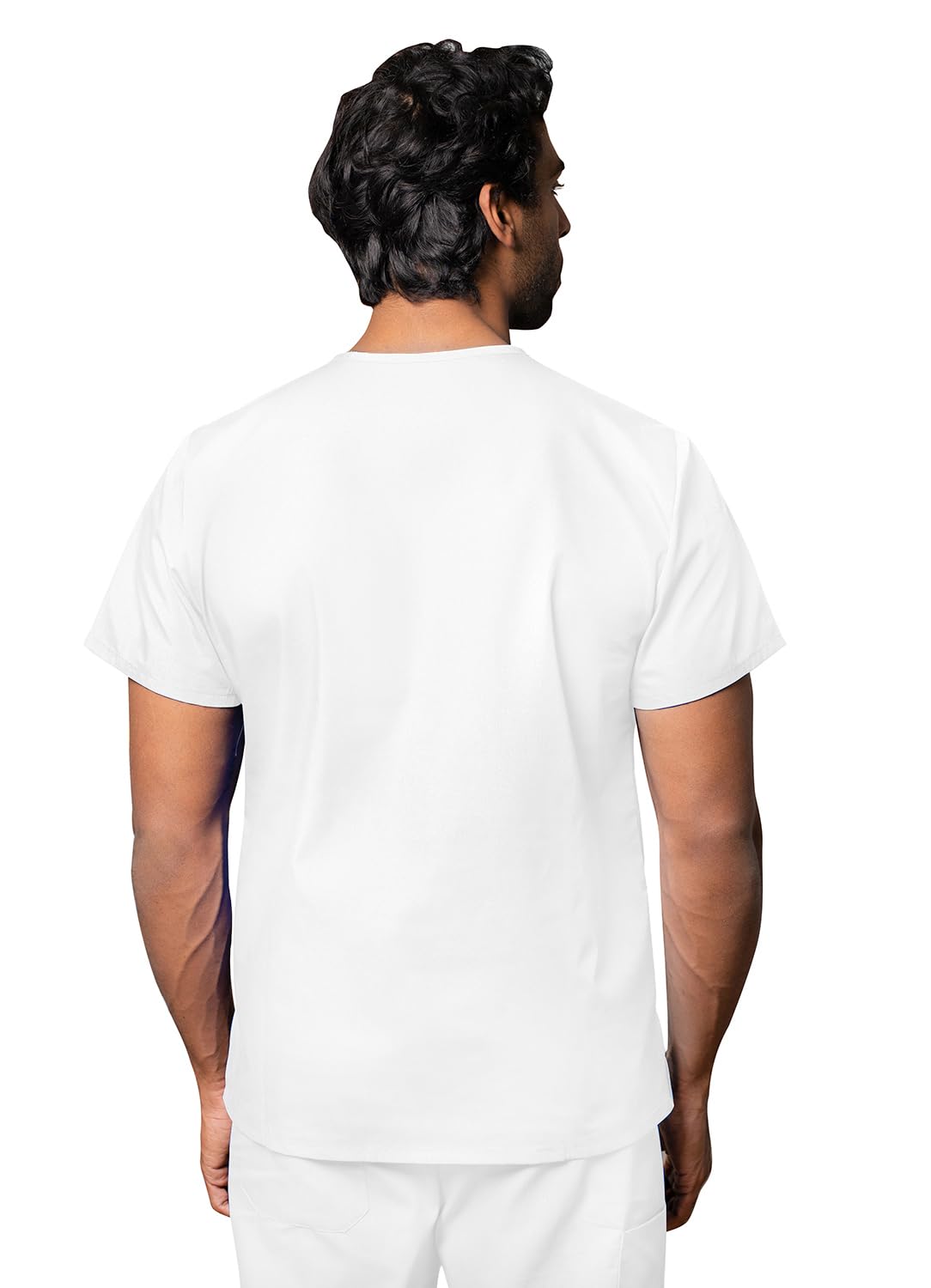 Adar Casaca médica Unisex - Casaca Sanitaria con Cuello en v