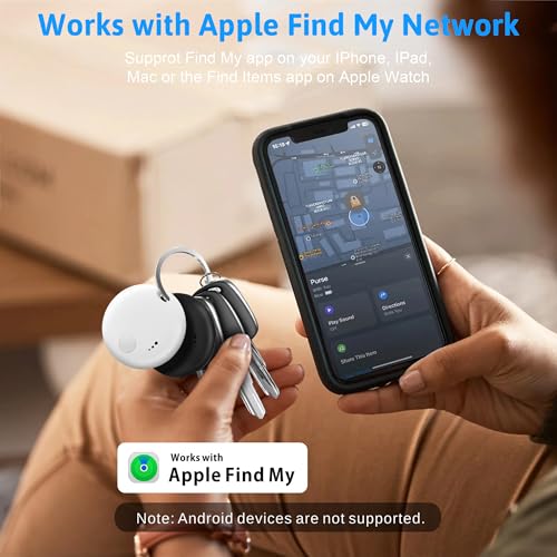 Tracker Tag 4 Packs Bluetooth Tracker, Smart Tag Locator Tracking Device, Keys Finder and Item Locator,Air Tracker Item Finders with Find My(iOS Only) Track Your Keys,Wallet,Luggage,Pets and Bag - Image 4