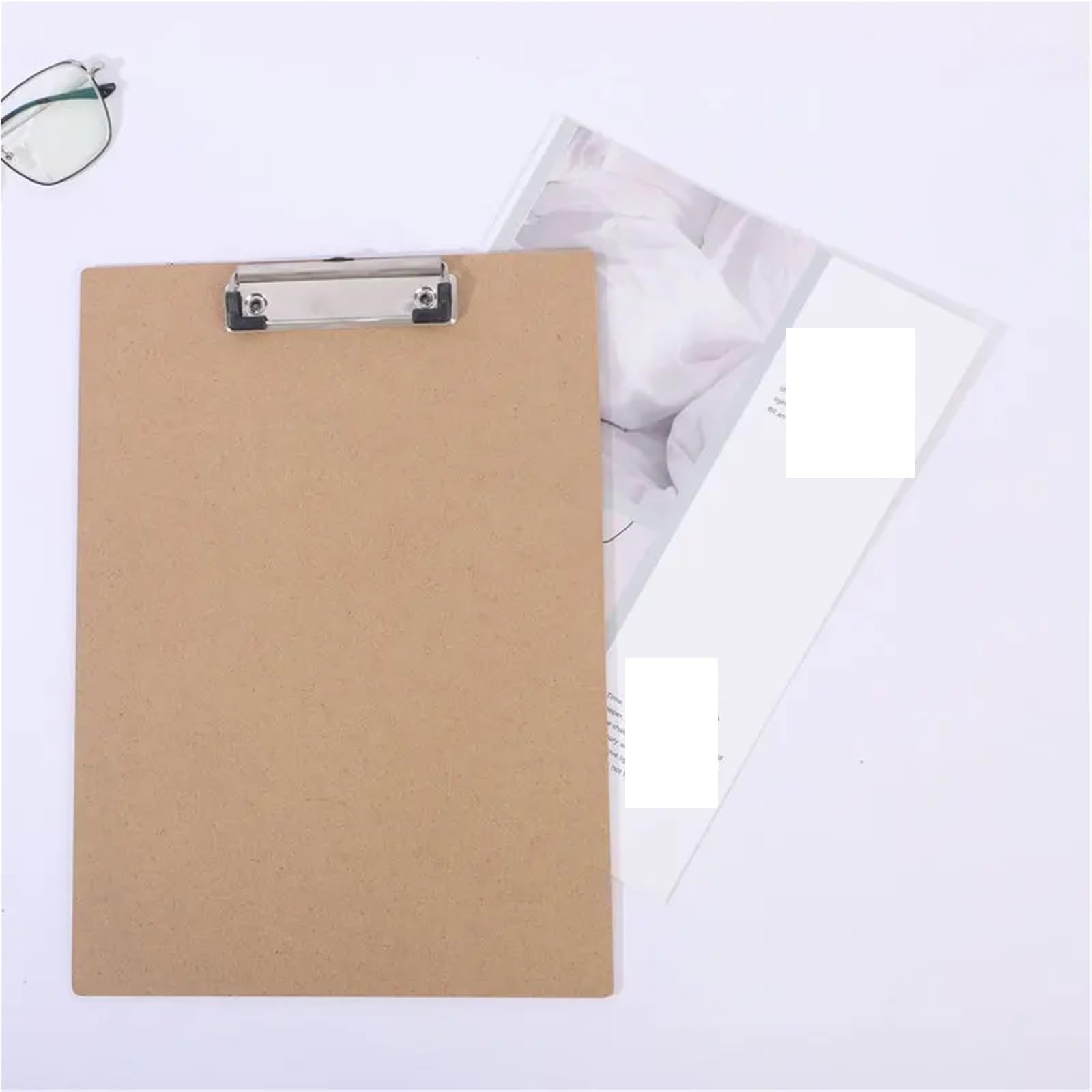 3 pezzi A4/A5 Cartella for appunti in legno for file di carta Schizzi for riunioni Registrazioni for cartelle portatili Forniture for ufficio cancelleria per Scuola, Ufficio(A5)