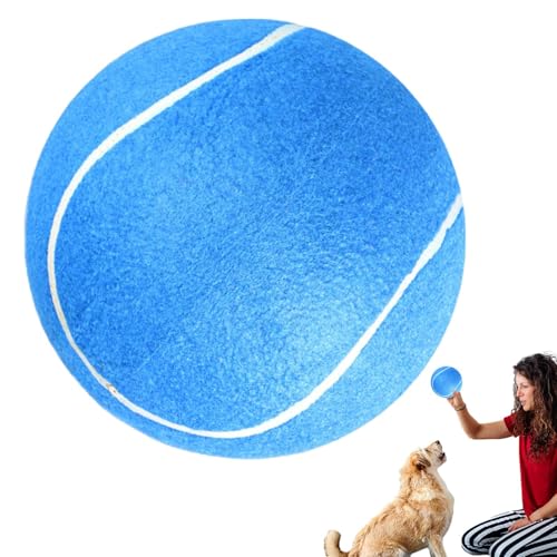 Aufblasbarer Tennisball- Riesen- Tennisball für Hunde, großer Riesen- Tennisball | 8 Zoll aufblasbarer Tennisball, großer Signature Tennisball, Gummi- Tennisball-8