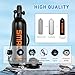 SMACO Mini Scuba Tank 1.9L for Shallow Water Diving Double Diving Kit Support 25-30 Mins Breath Small Scuba Diving Tank Kit with Sub-backpack for Underwater Entertainment/Diving Work, Package A, Black