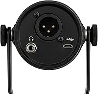 Vista 8 de SHURE Micrófono dinámico MV7+ con cable XLR para podcasting, grabación, transmisión en vivo y juegos. Micrófono de metal con salidas USB-C/XLR