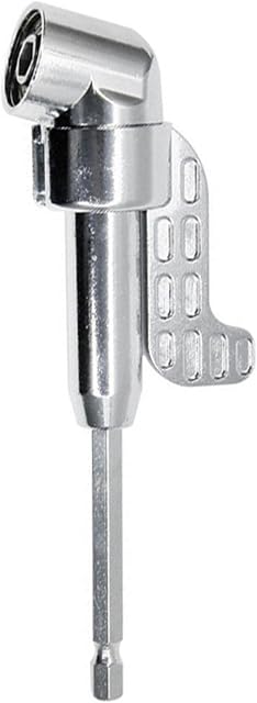 DFGHR 105° Right Angle Driver, Impact Grade Power Hand Tools Driver Sockets Adapter Extension, 1/4 inch/6.35mm Hex Shank Drill Nut Driver Bit