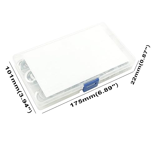 Miniatura 6 de MCMASKE Kit surtido de arandelas de bloqueo dividido de acero inoxidable #4 a 58, para tornillos y pernos #4 #6 #8 #10 #12 14 pulgadas 516 pulgadas