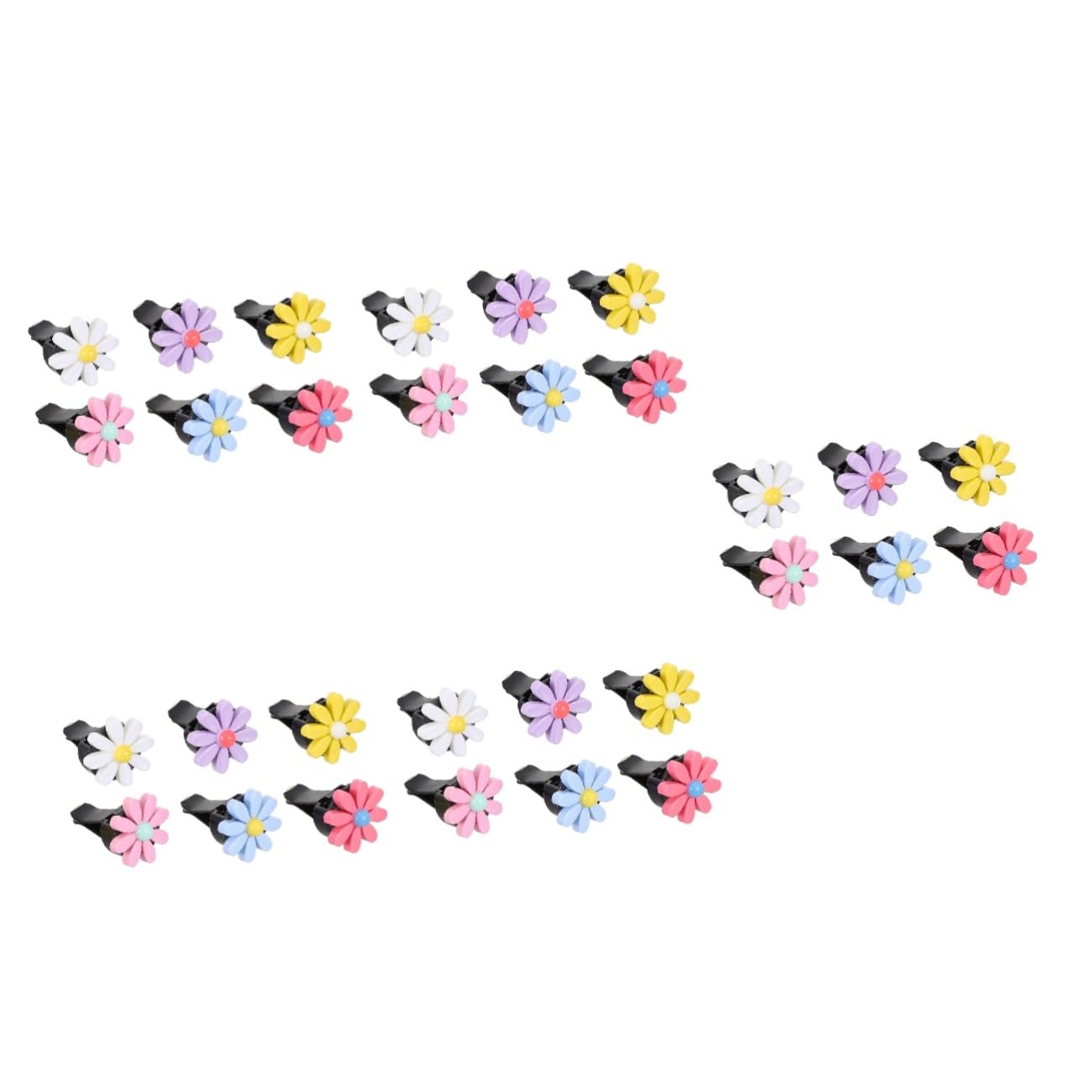 iplusmile 30sätze Daisy Auto Duft Clip Teiliges Aromatherapie Zubehör Für Auto-innenraum Stilvolle Blumen-dekoration Installieren Langlebig Und Sicher Für Angenehme Fahrumgebung
