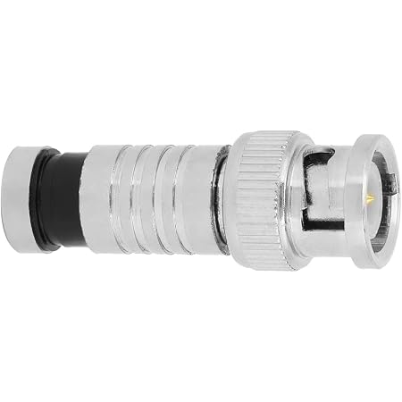 20 Morceaux Connecteurs BNC Compression RG59 - Connecteurs Coaxiaux Pour Câble Coaxial