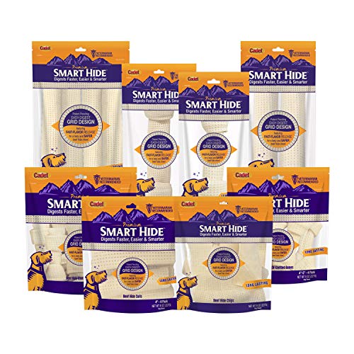 Cadet Smart Hide Easily Digestible Rawhide Knotted Bone For Dogs 12-13" 1 Count #TOP7