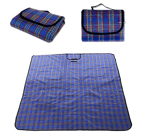 D-Dayons Picnic Mat Camping and Outdoor Foldable Sleeping Mat Foldable Picnic Blanket Mat with Waterproof Backing for Garden, Beach Camping, Hiking, Travel, Baby Crawl Waterproof(Multi Color)