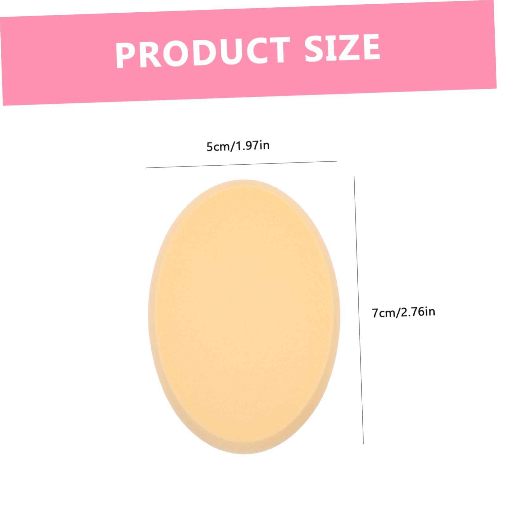 Beavorty 18piezas Esponjas De Maquillaje Ovaladas Para Base Uso Dual Esponjas Faciales Húmedas y Secas Para Polvos y Cremas Maquillaje