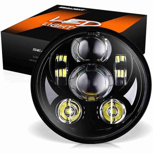 SEALIGHT H4 5.75 Inch 12V Motorcycle Custom LED Headlights