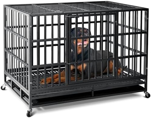 48 Inch Heavy Duty Dog Crate — detail view