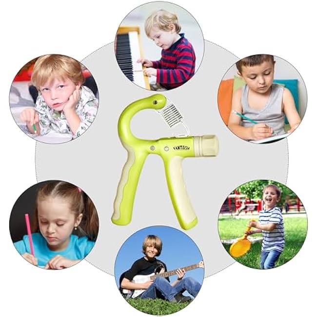Hand Grip Strengthener for Kids and Youth, Adjustable Resistance Hand Gripper 11-45Lbs, Hand Grips for Strength Training, Stress Relief Grip