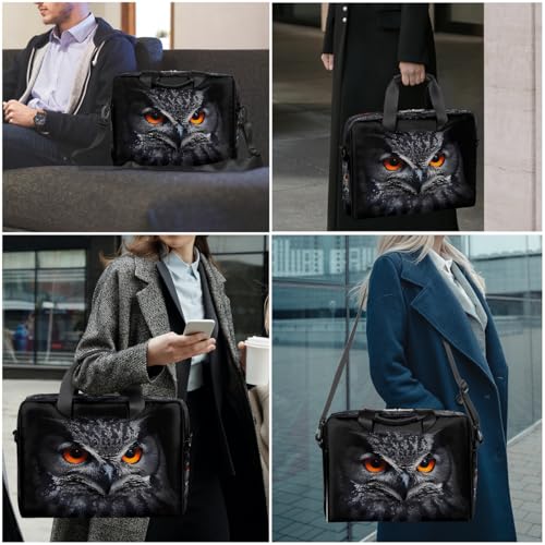 Laptop Bag Animal Owl Bird Laptop Case Sleeve Messenger miniatura 7