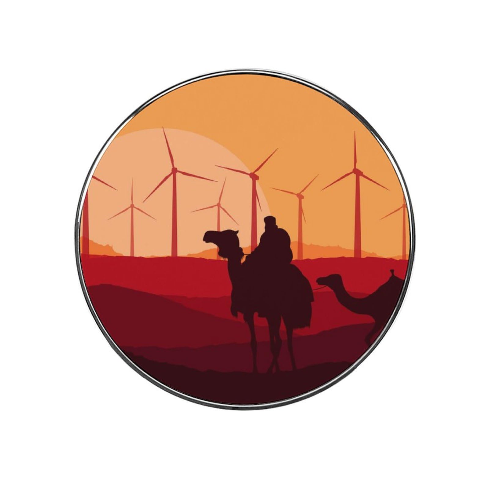 Desert Camel Alloy Fridge Magnet For Office Cabinet Refrigerator Whiteboard Photo