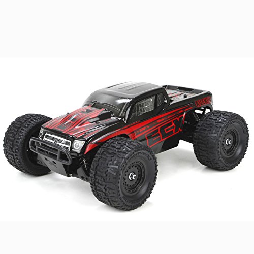 Ecx Ruckus 4Wd Rtr Monster Truck (1/18 Scale), Black/Red #TOP2