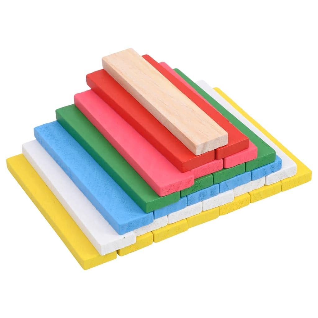 150-teiliges Holzbausteine-Set aus Kiefer Massivholz für Kinder, pädagogisches Konstruktionsspielzeug, kreatives Stapelspielzeug für Vorschule, Kindergarten, Baby, Kleinkinder, Geschenk