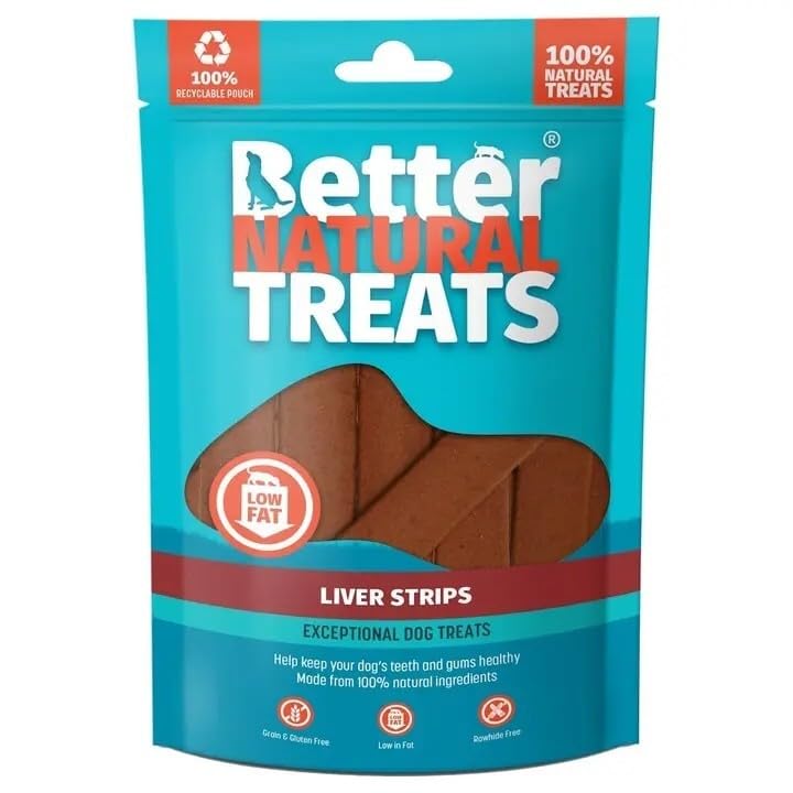 Better Natural Dog Treats - Liver Strips (90g Single Packet)