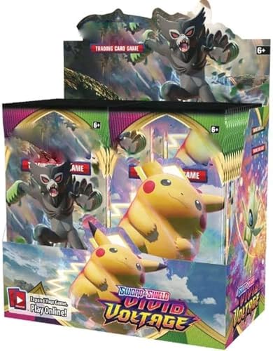 Image of Pokemoon TCG 50 Cardds Bundle | 5 Packs of 10 Random Collectible Trading Cardds | Surprise Cardd Set for Kids & Collectors (Vivid Voltage 5 Pack 50 Cards)