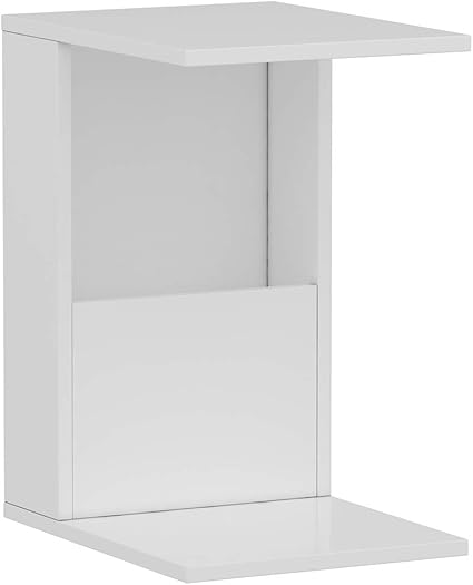Bono Table D Appoint Table Basse Bout De Canape Table Cafe Moderne Dans Un Design A La Mode Blanc Amazon Fr Cuisine Maison