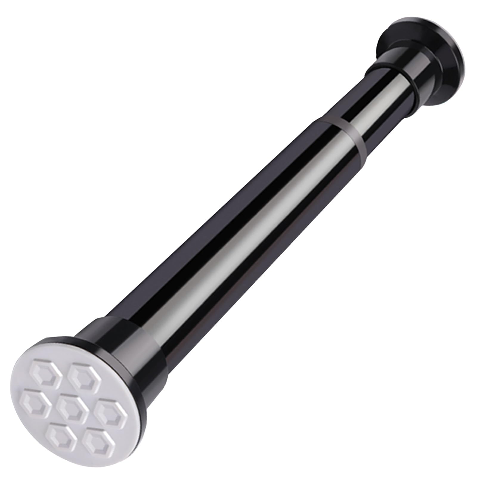 WQPMNYG Adjustable Tension Shower Curtain Rod, Rust-Resistant Metal, Easy No-Drill Installation, Extendable Pole for Bathroom, and Stylish Home Décor Solution