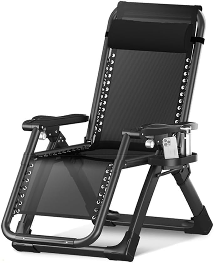 Fauteuil inclinable pliable soulageant le dos pour patio et jardin ombragé