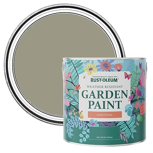Rust-Oleum Green Mould-Resistant Garden Paint In Satin Finish - Grounded 2.5L