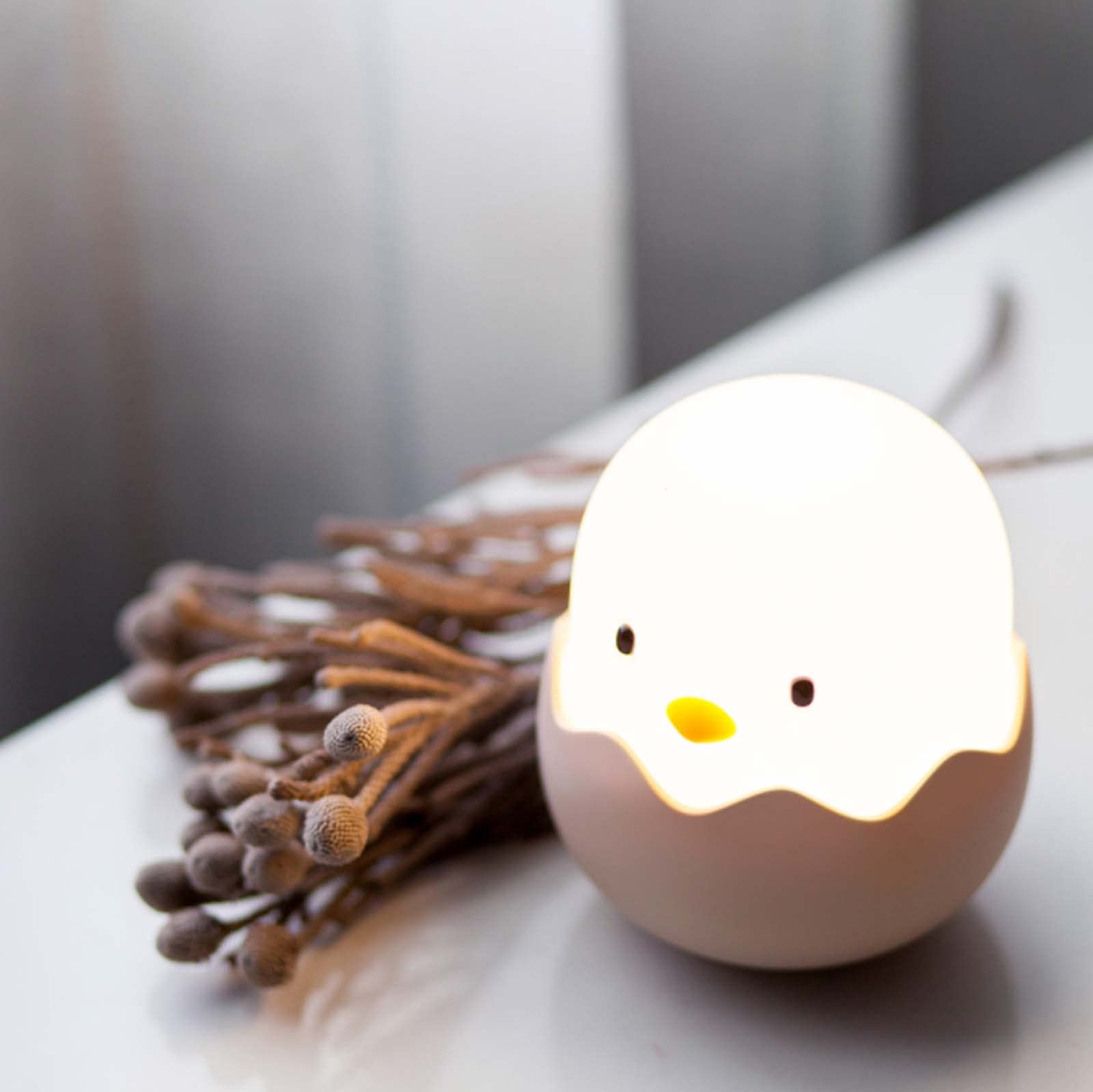 Amazon.co.jp : ひよこランプ LEDナイトライト USB充電 タッチ式