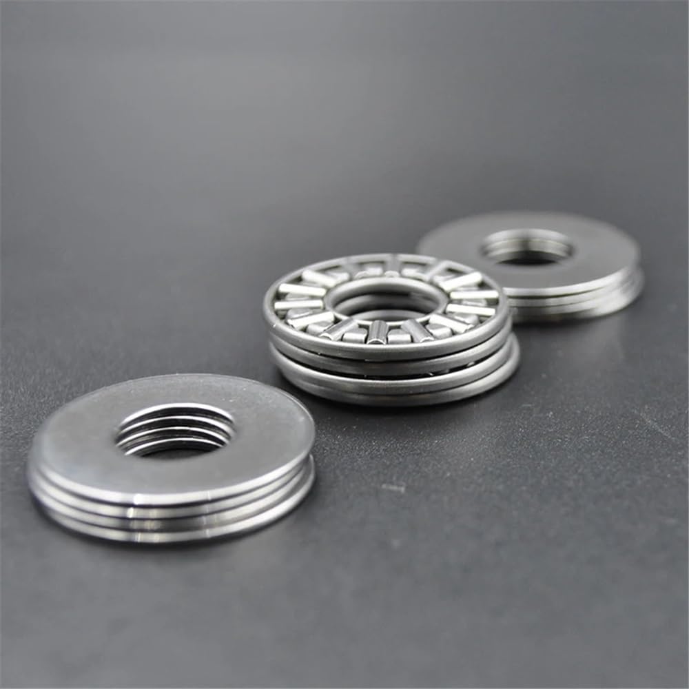 100 set 1024 +2AS cuscinetti a rulli di spinta piani 1024 10x24x4mm 100 pezzi cuscinetto a rulli di spinta assiale con rondelle