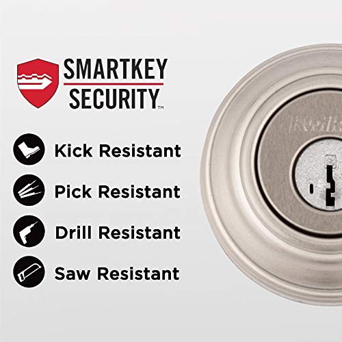Kwikset Juno Keyed Entry Door Knob and Single Cylinder Deadbolt Combo