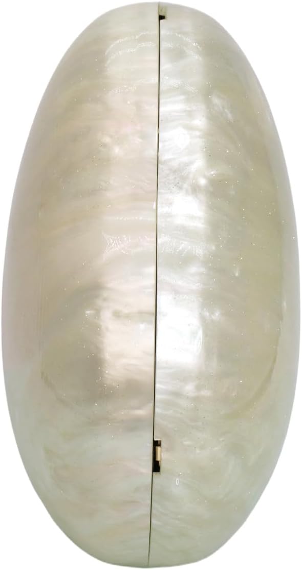 Stylish Women Acrylic Evening Clutch Heart Shape Handbag Amber Top Handle Purse Bag for Party Prom Cocktail - Image 4