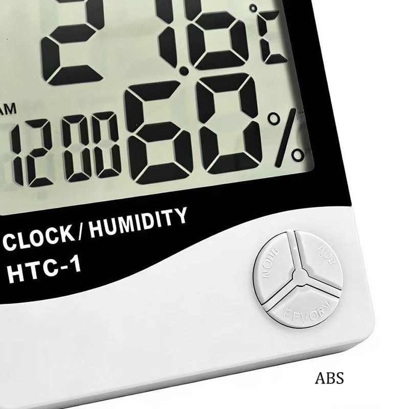Temperature Humidity Meter with Digital Display As an Indoor Household Alarm Clock