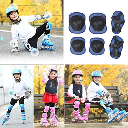 12Pcs Kids Cotovelo Joelho Pulso Guarda Protetora Almofadas De Segurança Artes De Skate