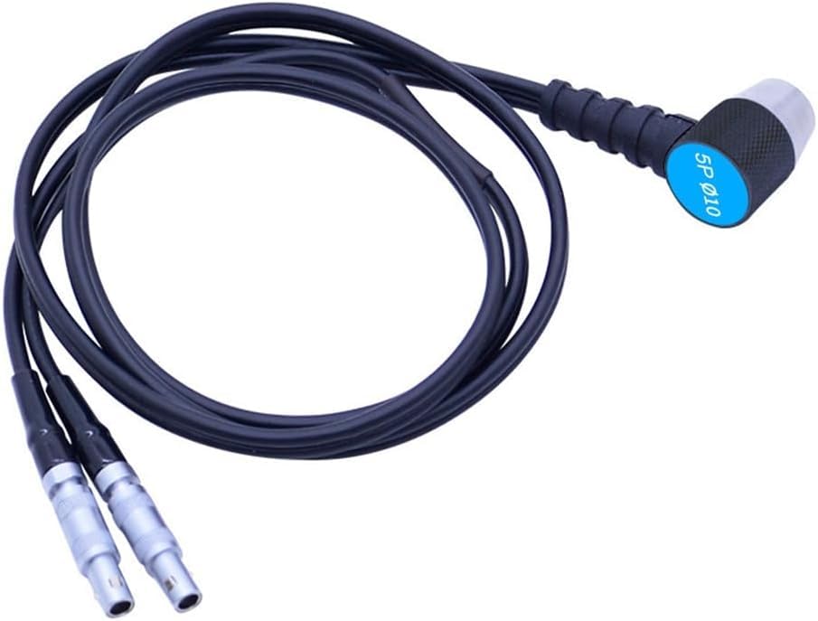 Sonda per misuratore di Spessore ad ultrasuoni, trasduttore per Cavo, Diametro 10 mm/5 MHz, Installazione Facile, 6 mm/5 MHz