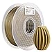AMOLEN 3D Printer Filament, Frosted Bronze 1.75mm PLA Filament +/- 0.03 mm, 1KG/2.2 LBS Spool, Includes Sample Marble Pla Filament - 100% USA
